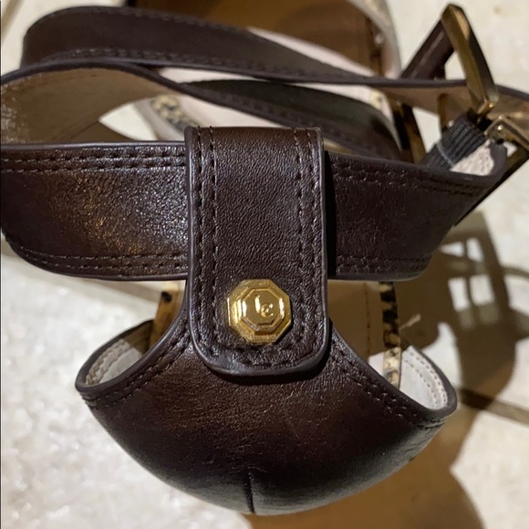 Louise et Cie animal print leather high heel shoes - Picture 5 of 7